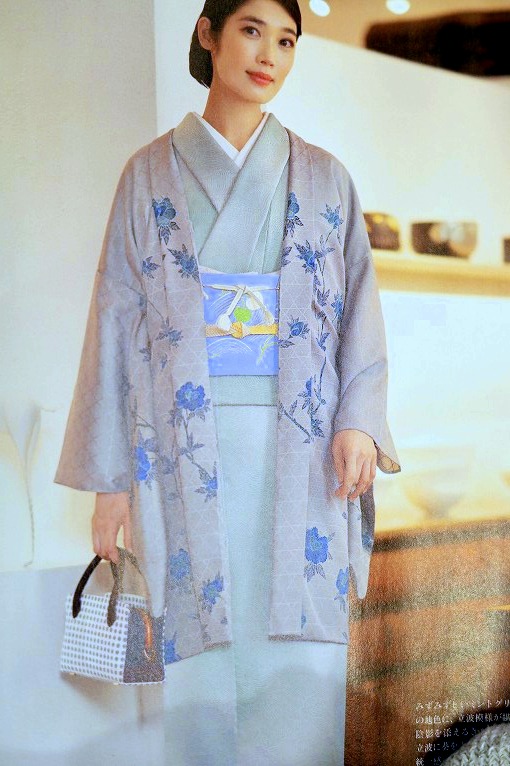 手描き友禅絵羽織