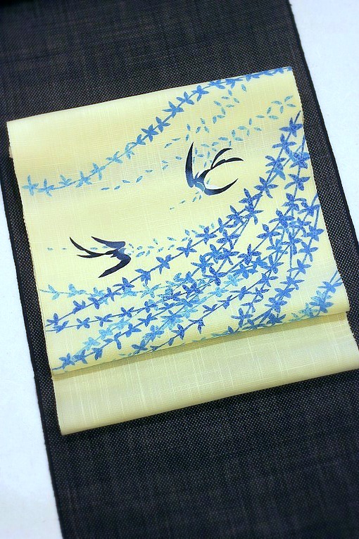 越後麻織物/十字蚊絣