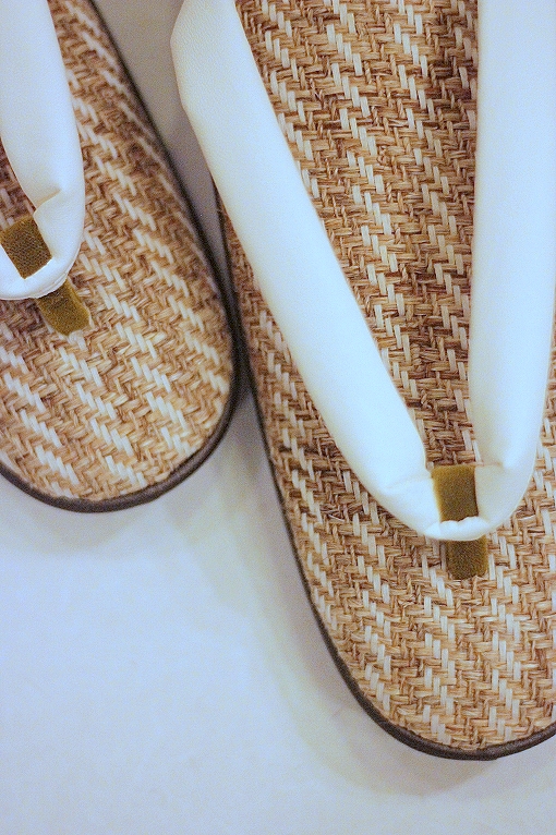 別誂え草履/小判型・麻