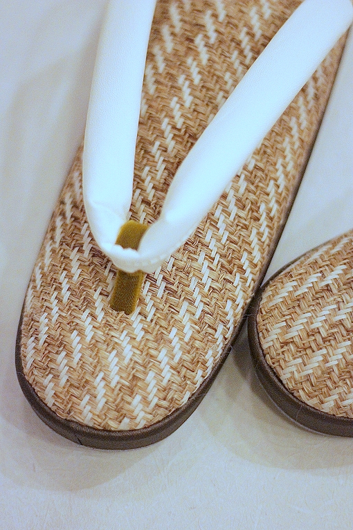 別誂え草履/小判型・麻