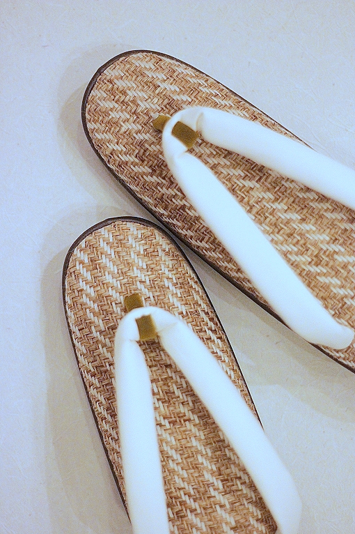 別誂え草履/小判型・麻