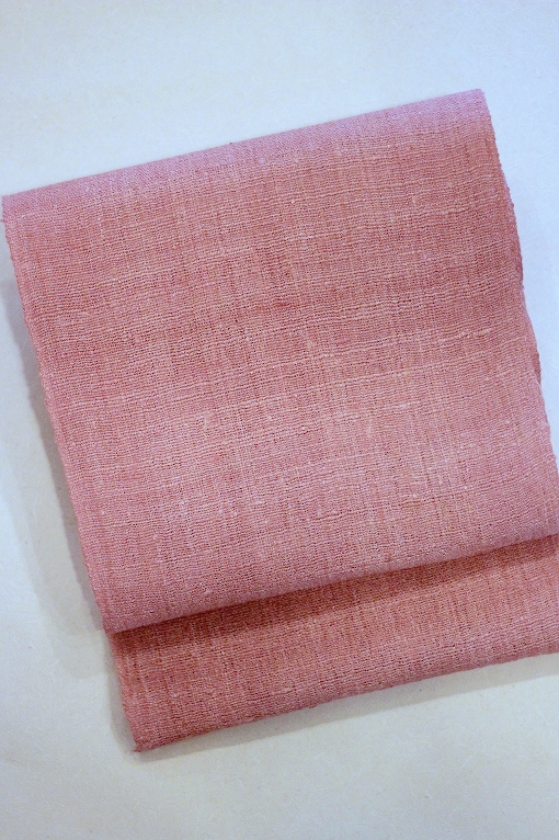 手織り真綿紬/八寸名古屋帯
