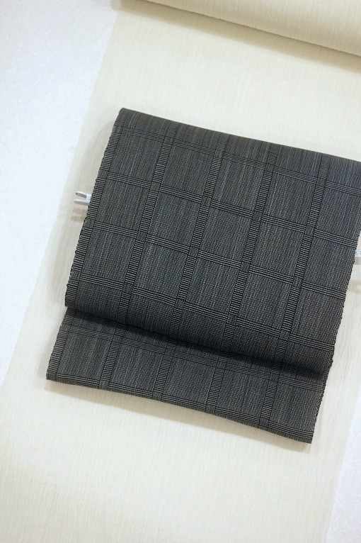 江戸友禅九寸名古屋帯/久呂田明巧（浦野理一）