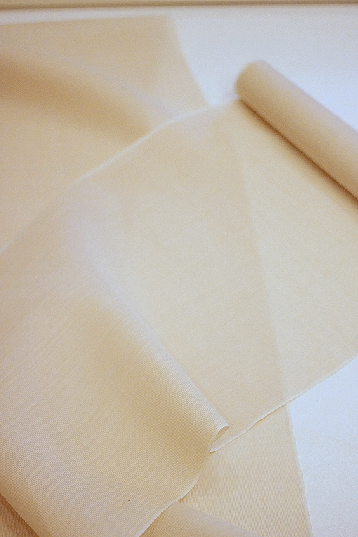 小千谷縮/浅葱格子