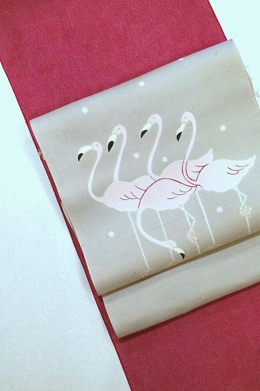 西陣織袋帯/瀞銀錦