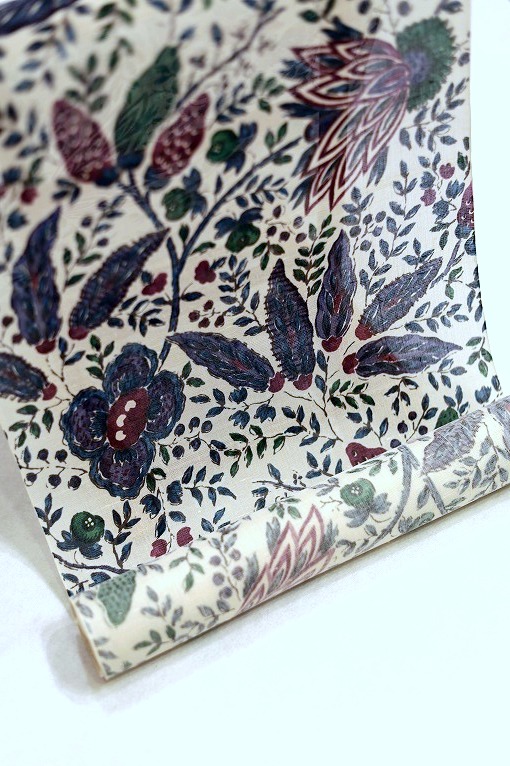 型絵染/九寸名古屋帯 創作更紗