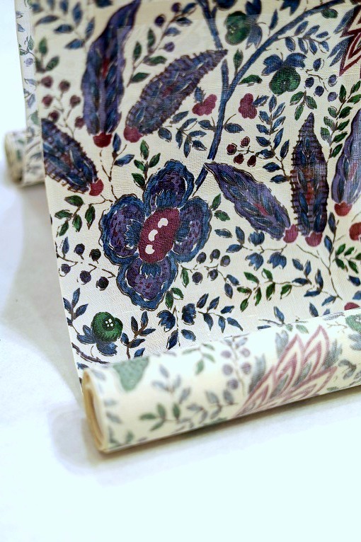 型絵染/九寸名古屋帯 創作更紗