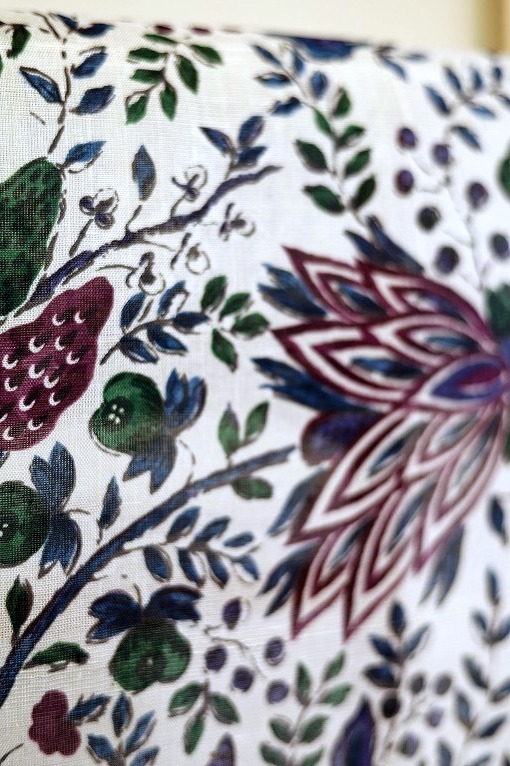 型絵染/九寸名古屋帯 創作更紗