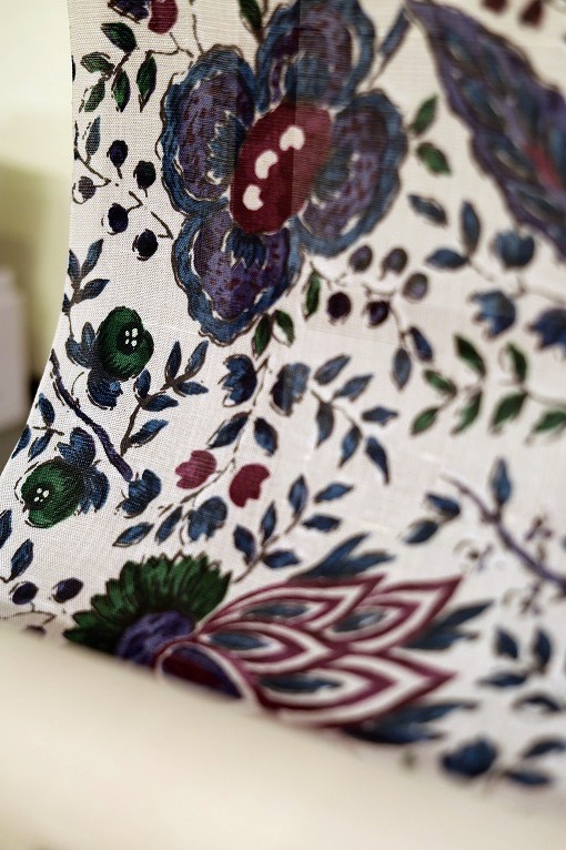 型絵染/九寸名古屋帯 創作更紗