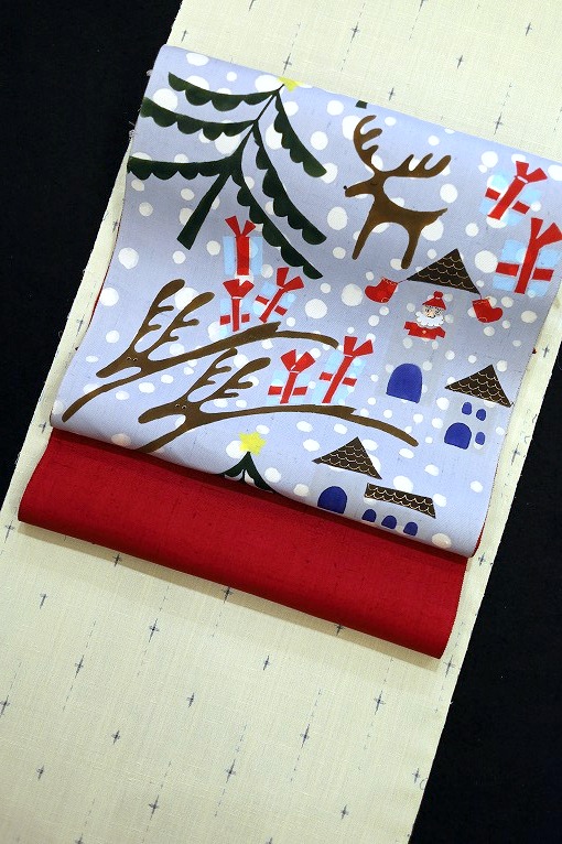 西陣織袋帯/瀞銀錦