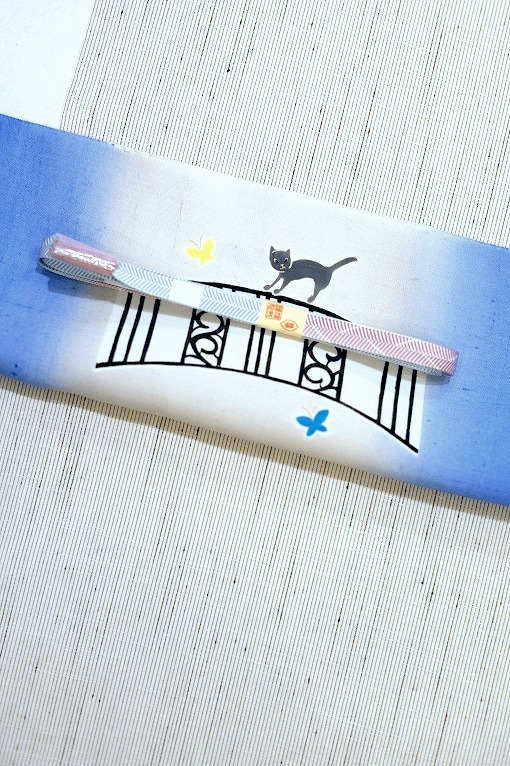 西陣織袋帯/瀞銀錦