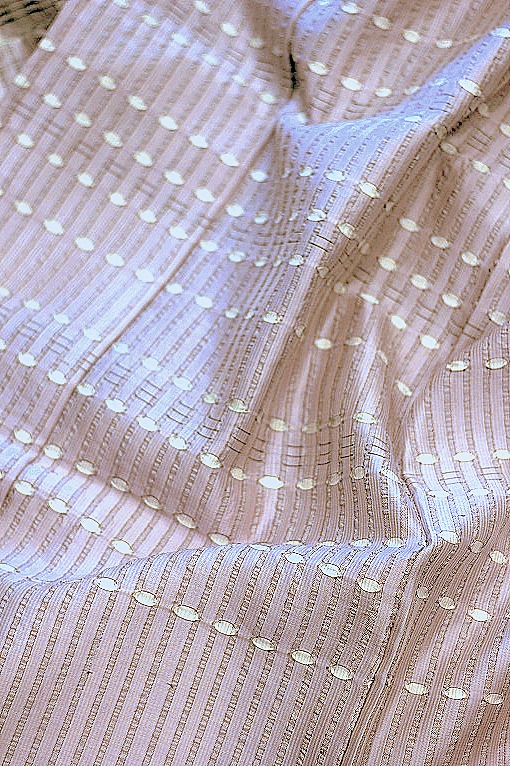 生絹（すずし）九寸名古屋帯/めがね織り