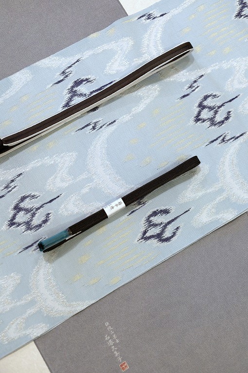 西陣織九寸名古屋帯/斑鳩間道 洛風林