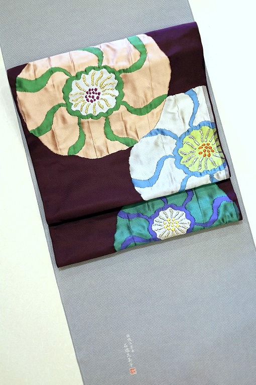 西陣織九寸名古屋帯/花の宴 洛風林