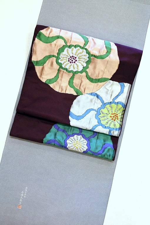 西陣織九寸名古屋帯/花の宴 洛風林