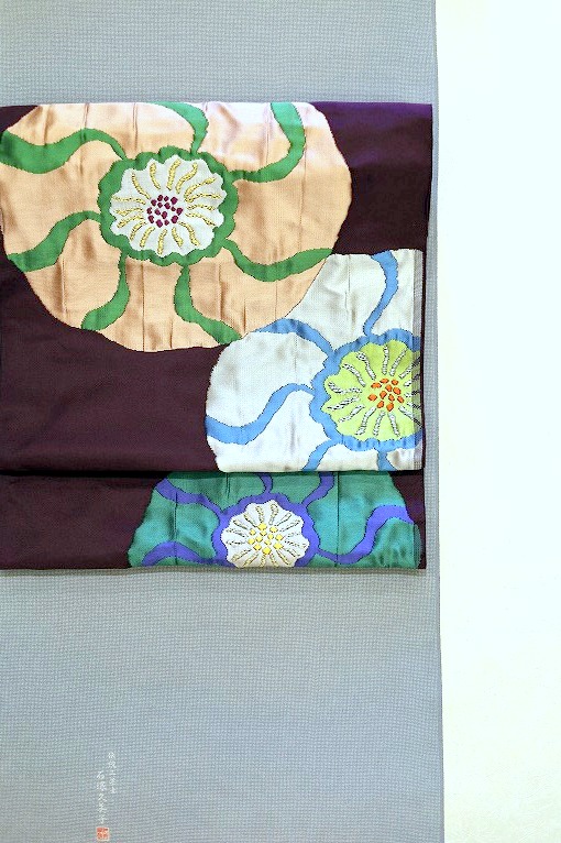 西陣織九寸名古屋帯/花の宴 洛風林