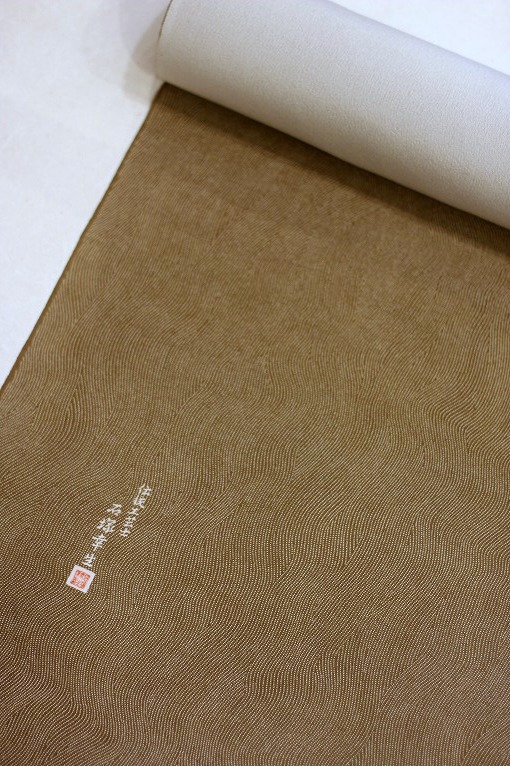 江戸小紋 万筋（※毛万筋）伊勢型紙-糸入り極縞彫り２６本