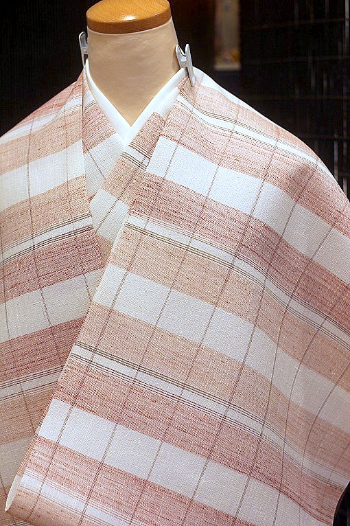 草木染手織り紬織物・下井紬/下井伸彦