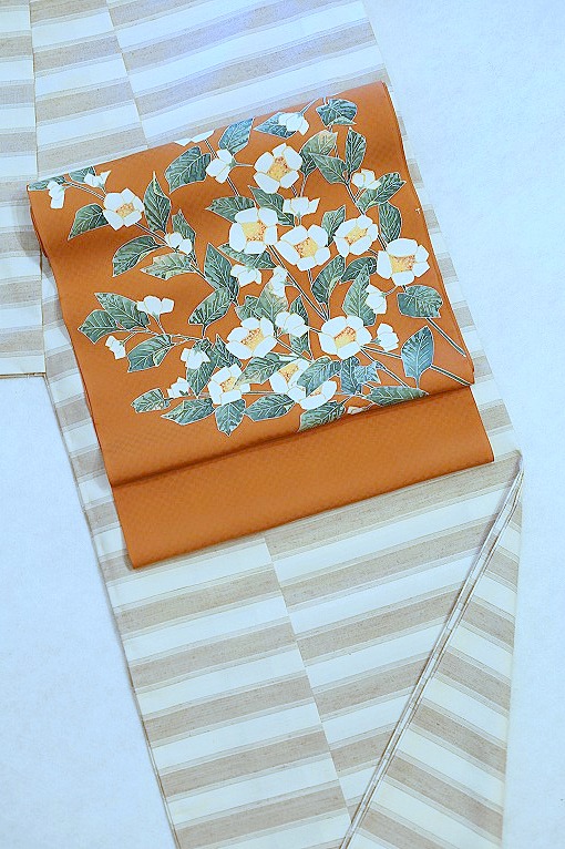 手描き友禅/九寸名古屋帯