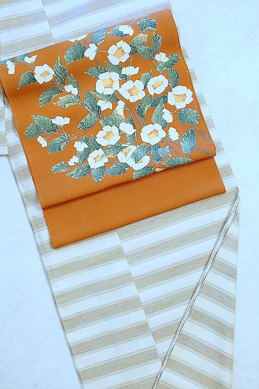 手描き友禅/九寸名古屋帯