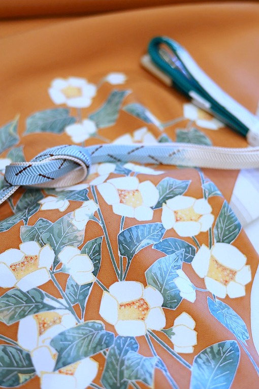 手描き友禅/九寸名古屋帯