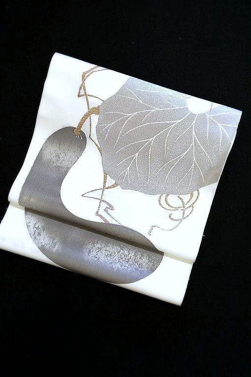 西陣織袋帯/瀞銀錦