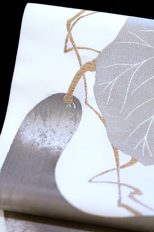 西陣織袋帯/瀞銀錦