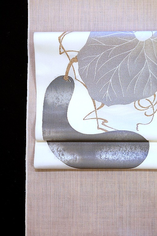 西陣織袋帯/瀞銀錦