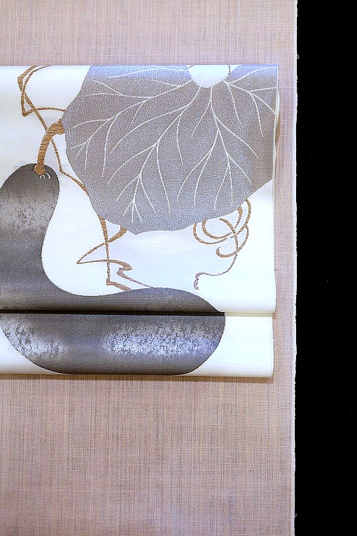 西陣織袋帯/瀞銀錦