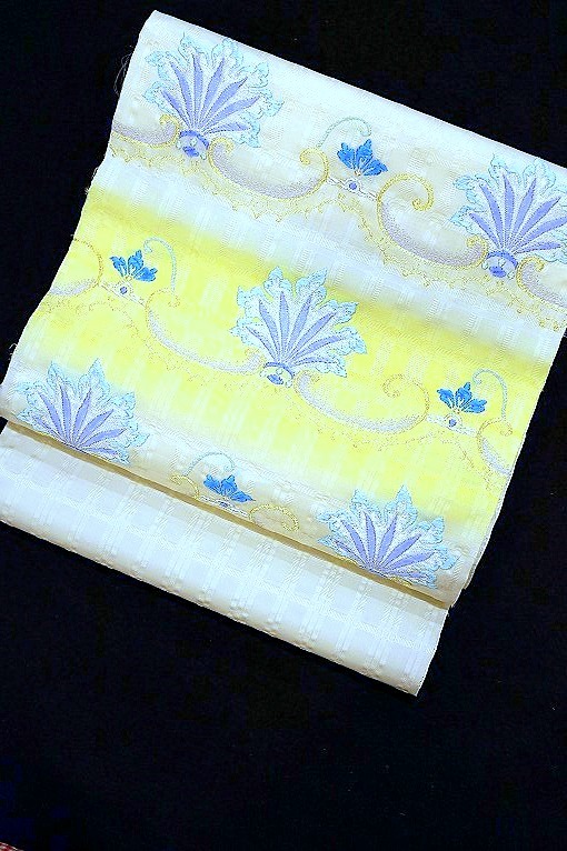 西陣織袋帯/瀞銀錦