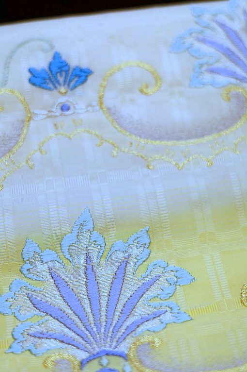 西陣織袋帯/瀞銀錦