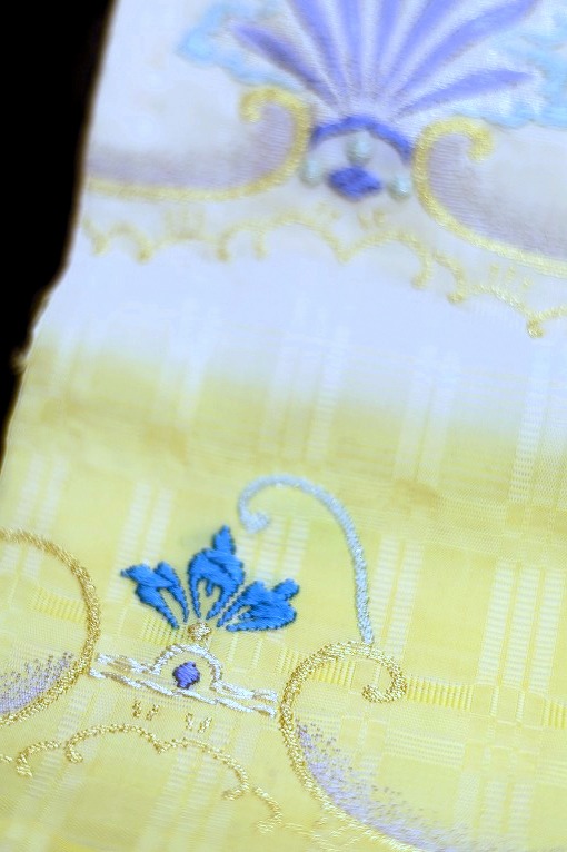 西陣織袋帯/瀞銀錦