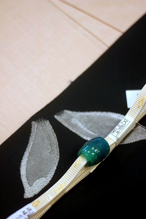 西陣織袋帯/瀞銀錦