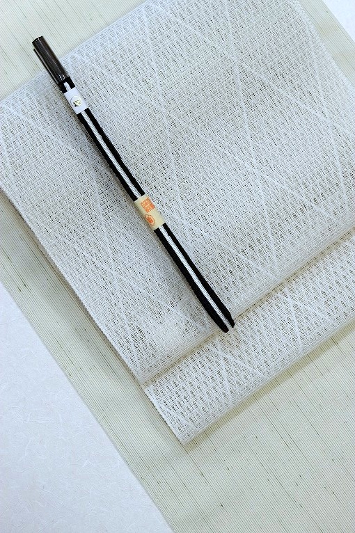 西陣織袋帯/瀞銀錦