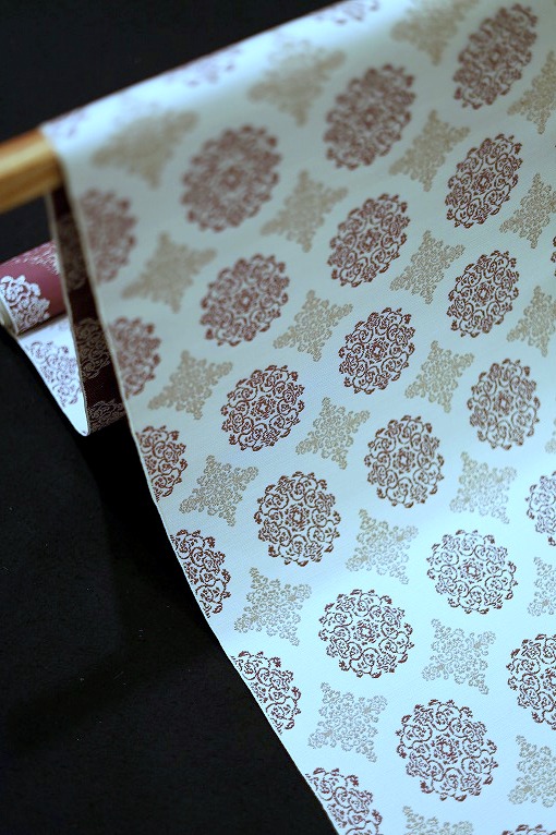 爪掻き綴れ袋帯/全通