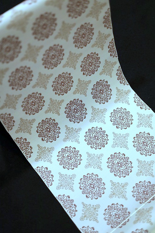 爪掻き綴れ袋帯/全通