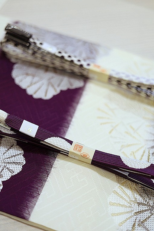 西陣織袋帯/紗綾形松雲文 熨斗目 洛風林