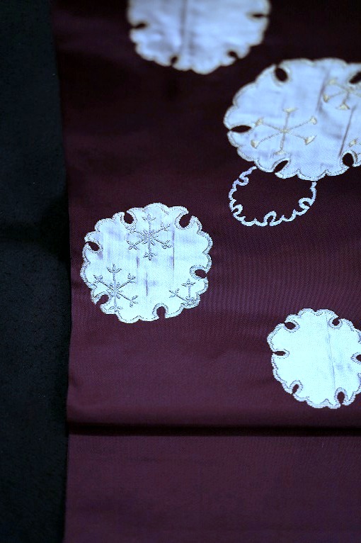 西陣織袋帯/瀞銀錦