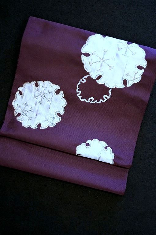 西陣織袋帯/瀞銀錦