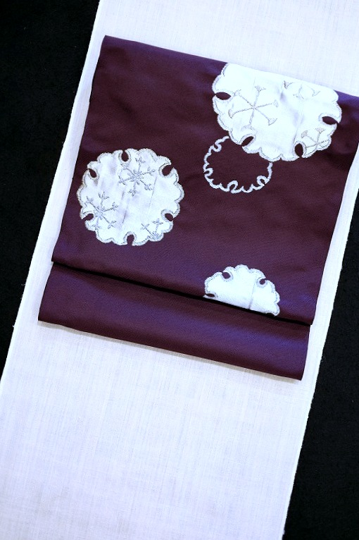 西陣織袋帯/瀞銀錦