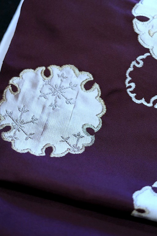 西陣織袋帯/瀞銀錦