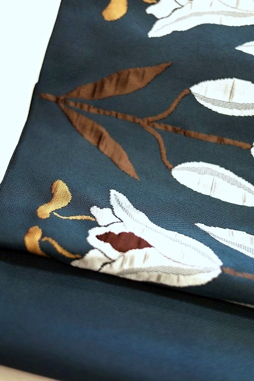 西陣織袋帯/瀞銀錦