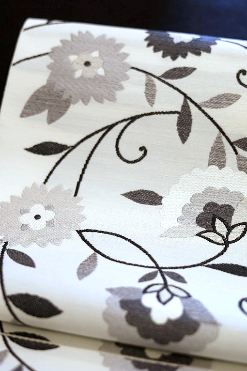 西陣織袋帯/瀞銀錦