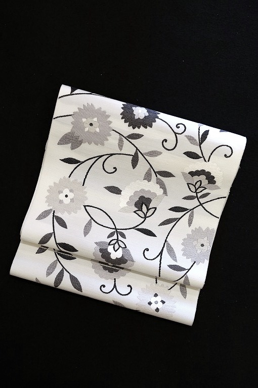 西陣織袋帯/瀞銀錦