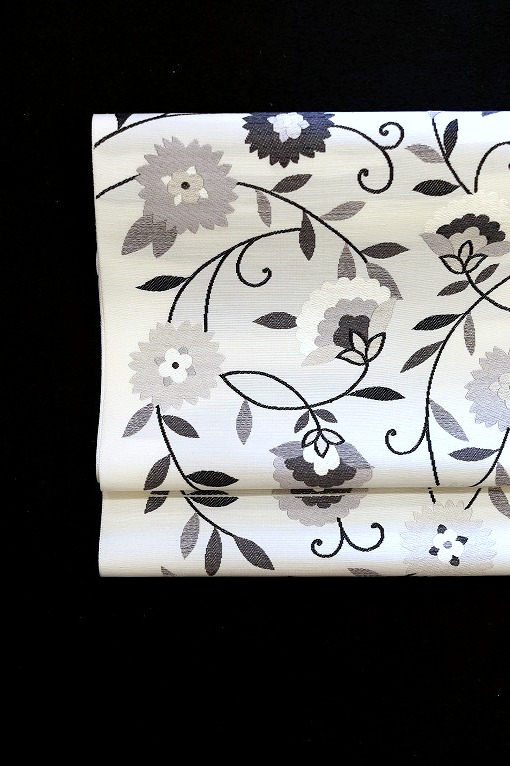 西陣織袋帯/瀞銀錦