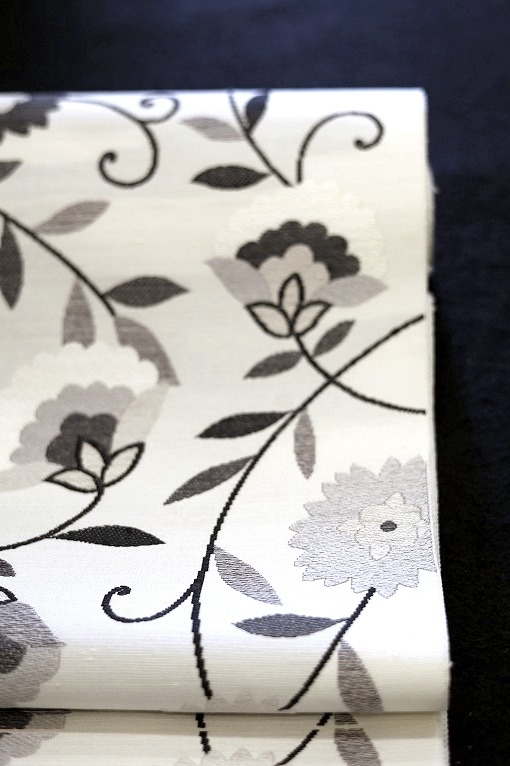 西陣織袋帯/瀞銀錦