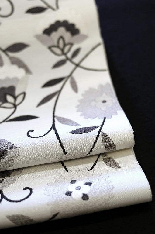 西陣織袋帯/瀞銀錦