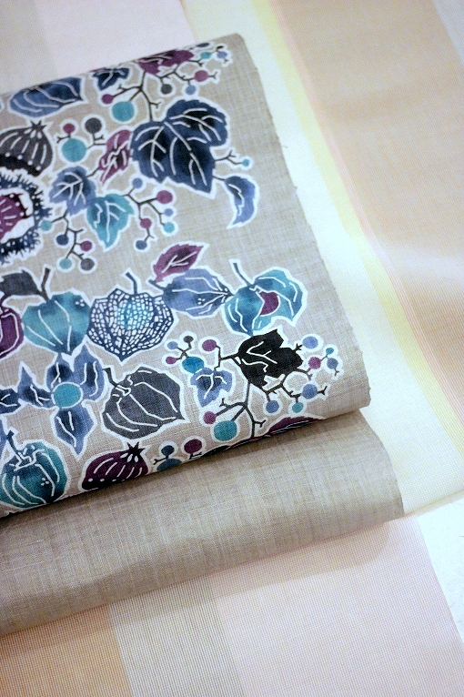 竺仙/浴衣地・綿紬浴衣地