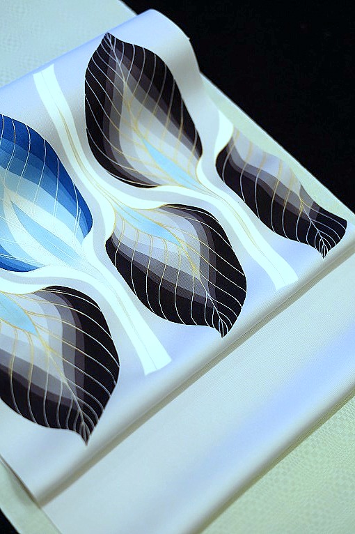 手描き友禅/九寸名古屋帯　湯本エリ子