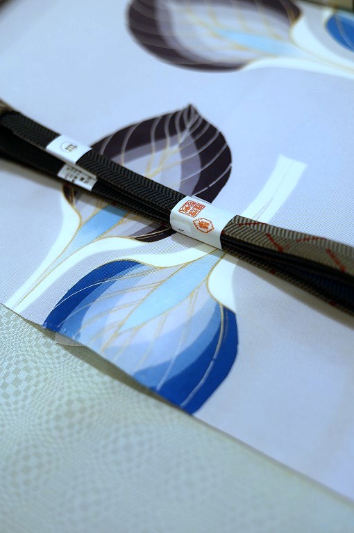 手描き友禅/九寸名古屋帯　湯本エリ子